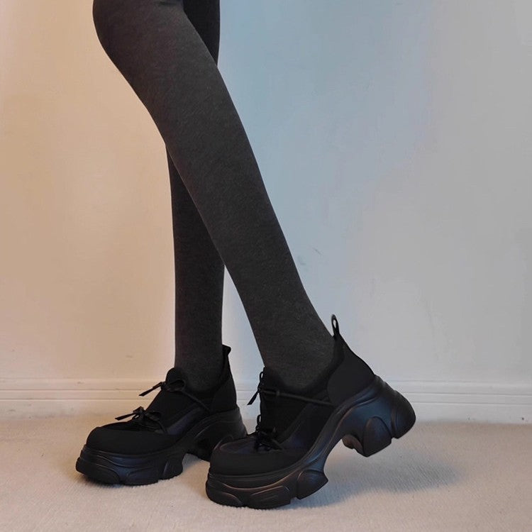Damen modische Sneaker mit voluminösem Sohlenprofil und atmungsaktiver Oberfläche R&B