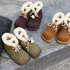 Damen Kuschelige Winterboots mit weichem Kunstfellkragen R&B