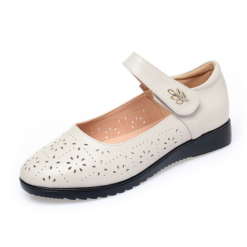 Damen Komfortable Ballerinas mit Mary Jane Verschluss R&B