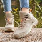 Damen Multifunktionale Wanderschuhe mit rutschfester Sohle und isolierendem Innenfutter