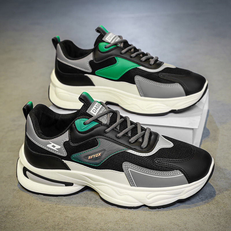 Damen Chunky Sneakers mit sportlichem Design und atmungsaktiver Mesh-Oberfläche R&B
