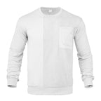 Herren stylisches Sweatshirt mit innovativer Textur und praktischer Brusttasche R&B