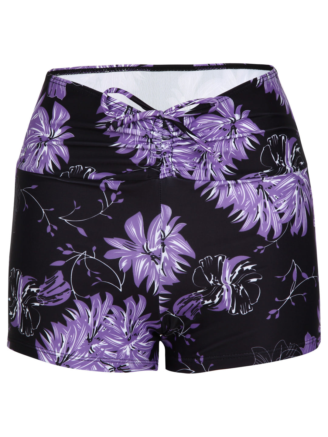 Damen Bikini-Höschen mit hohem Bund und raffinierten Rüschendetails R&B