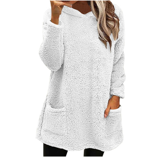 Damen Kuschelige Fleece-Pullover R&B
