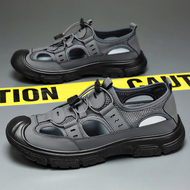 Damen Atmungsaktive Outdoor-Sneaker mit rutschfester Sohle und elastischem Verschluss R&B