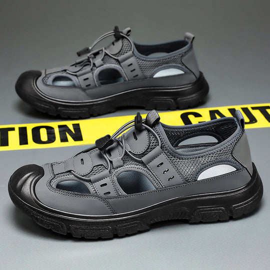 Damen Atmungsaktive Outdoor-Sneaker mit rutschfester Sohle und elastischem Verschluss R&B