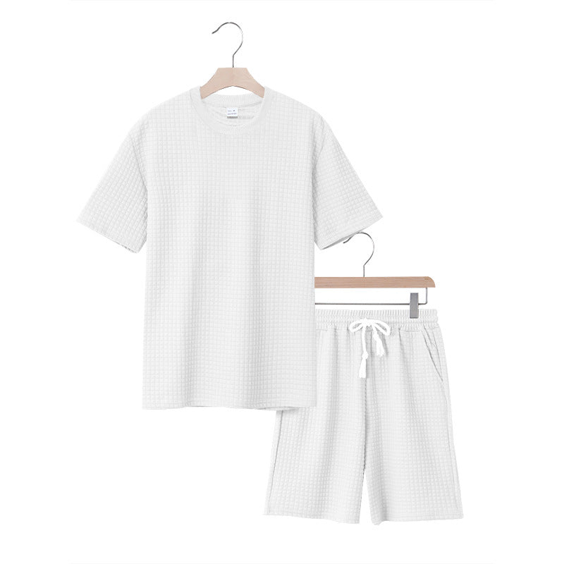 Damen lässiges Freizeit-Outfit aus atmungsaktivem Strukturmaterial R&B