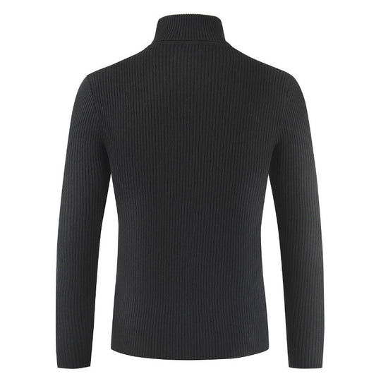 Damen Rollkragenpullover aus gehäkeltem Strick R&B
