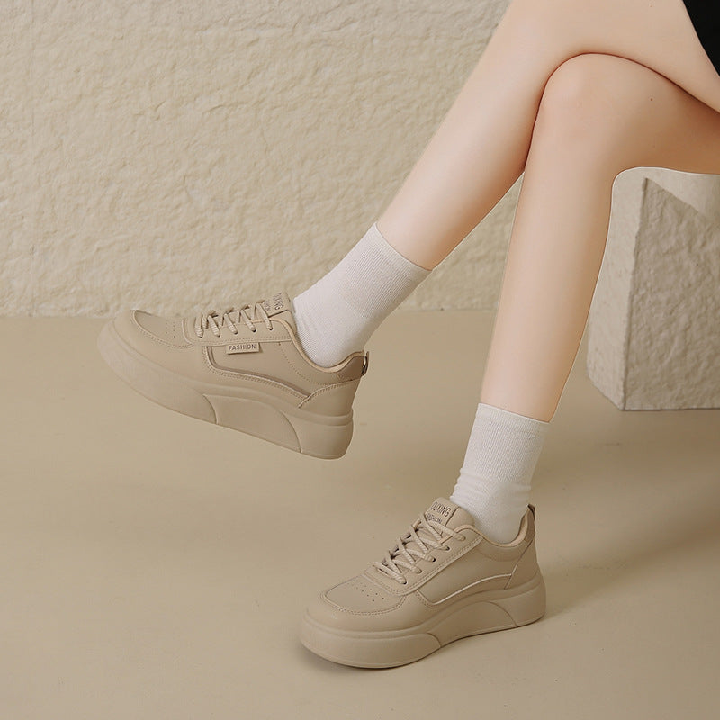 Damen Sportliche Plateau Sneakers R&B