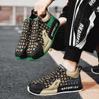 Damen Sneakers mit floralem Design und stoßdämpfendem Komfort