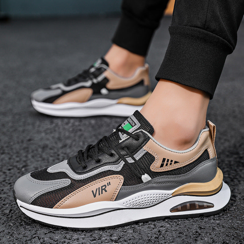 Damen Sportliche Sneakers mit atmungsaktiver Netzstruktur und stoßdämpfendem Sohlenprofil R&B