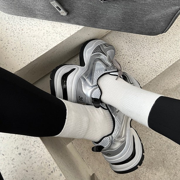 Damen Sportliche Lauf-Sneaker mit atmungsaktivem Mesh-Obermaterial und dämpfender Sohle R&B