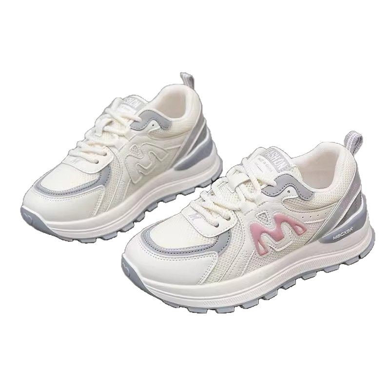 Damen Sneakers mit atmungsaktivem Mesh-Obermaterial und dämpfender Laufsohle R&B