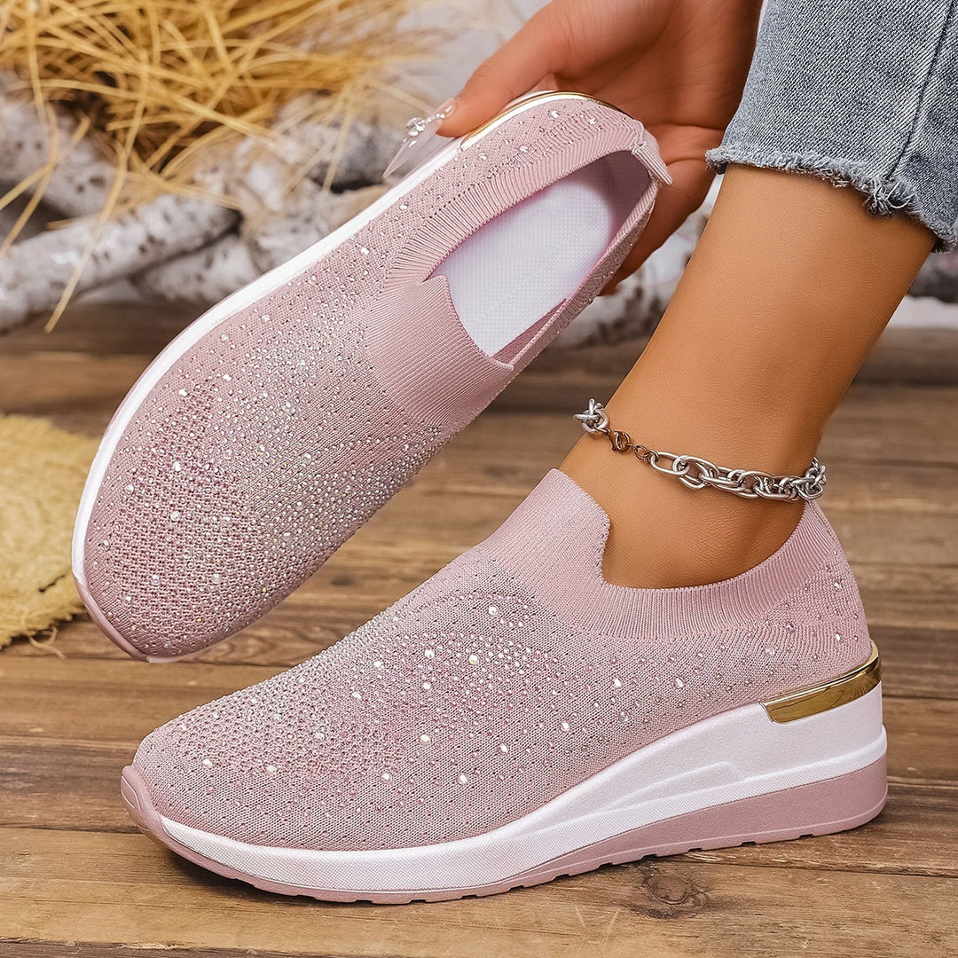 Damen Glitzernde Slip-On Sneaker R&B
