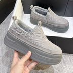 Damen Bequeme Slip-On Sneakers mit isolierendem Innenfutter und rutschfester Sohle R&B