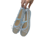 Damen Ballerinas mit zartem Schleifen-Design und Perlverzierung R&B