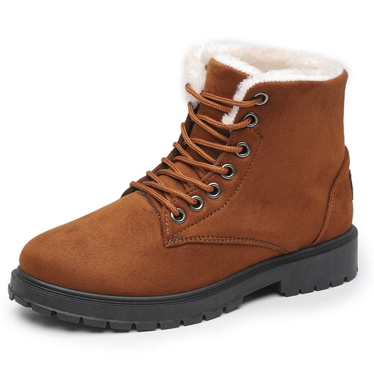 Damen Warmgefütterte Winterstiefel mit rutschfester Profilsohle R&B