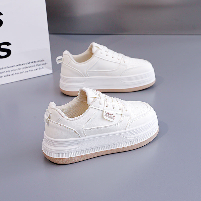 Damen modische Sneakers mit dicker Sohle und atmungsaktiver Oberfläche R&B