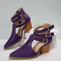 Damen Elegante Pumps mit verstellbaren Riemen und schickem Design