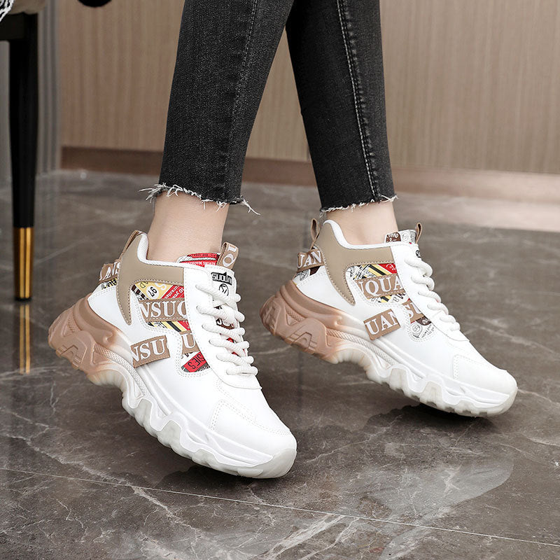 Damen Sportliche Sneakers mit modischem Design und rutschfester Sohle R&B