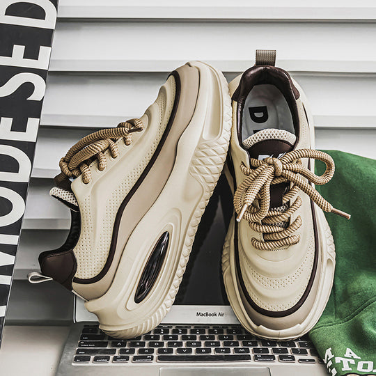 Damen komfortable Chunky Sneakers mit dämpfender Luftpolstersohle R&B