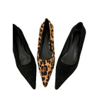 Damen modische spitze Pumps mit elegantem Absatz R&B