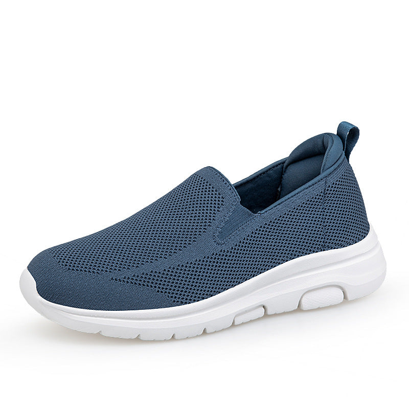 Damen Slip-On Fitnessschuhe mit atmungsaktiver Mesh-Oberfläche R&B