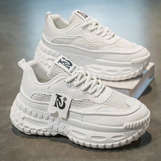 Damen Sportliche Sneakers mit atmungsaktiver Mesh-Oberfläche und dämpfender Sohle R&B