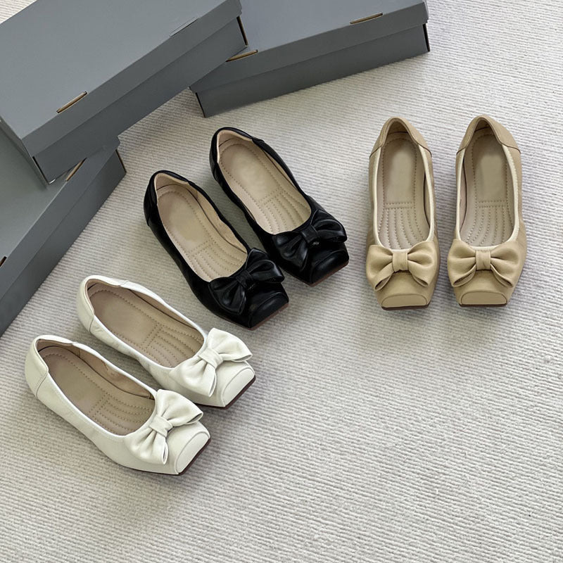 Damen Ballerinas mit elegantem Schleifen-Akzent
