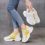 Damen Laufsohlen Sneakers mit atmungsaktivem Obermaterial R&B