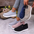 Damen Atmungsaktive Sneakers mit innovativem Strickdesign