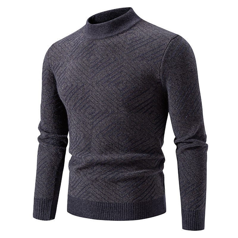 Herren eleganter Pullover mit Strukturmuster R&B