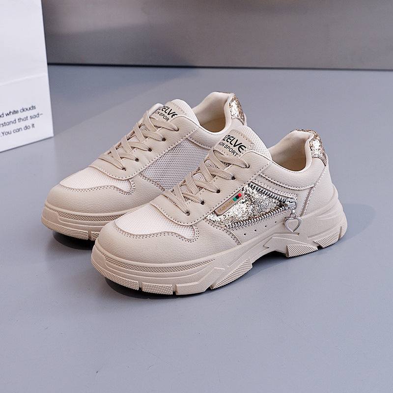 Damen modische Sneakers mit funkelndem Detail und atmungsaktivem Obermaterial R&B