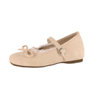 Damen Ballerinas mit eleganter Schnalle und zarter Spitzenborte R&B