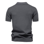 Herren Kurzärmliges Polo-Shirt mit strukturiertem Design