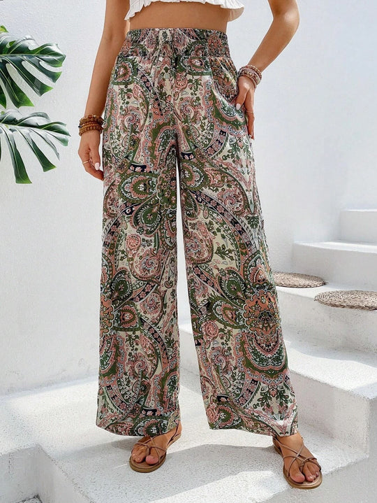 Damen Weite Palazzohose R&B