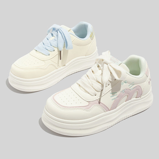 Damen Sportliche Sneakers mit verspieltem Katzenmotiv und weichem Innenfutter R&B
