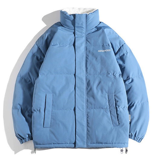 Damen vielseitige Pufferjacke mit hohem Kragen und weichem Fleecefutter R&B
