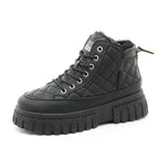 Damen gefütterte High-Top Sneakers mit rutschfester Profilsohle R&B