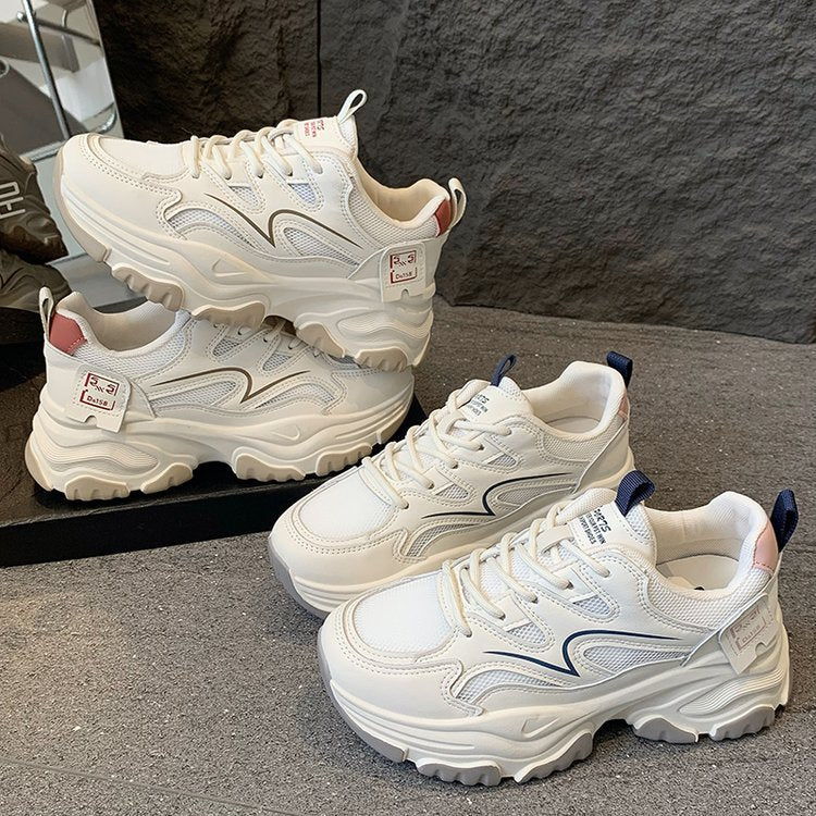 Damen sportliche Sneaker mit atmungsaktiver Mesh-Konstruktion und modischem Design R&B
