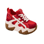 Damen Sportliche Chunky Sneakers mit ausgeprägter Profilsohle und atmungsaktivem Obermaterial R&B