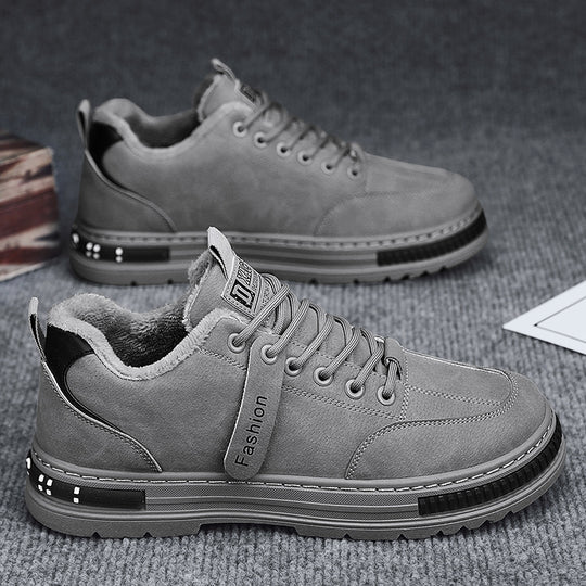 Damen modische Sneakers mit kuscheligem Innenfutter und rutschfester Sohle R&B