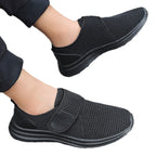 Damen Luftdurchlässige Freizeitschuhe mit flexiblem Klettverschluss