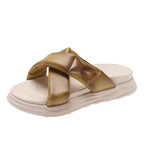 Damen Komfortable Sandalen mit modernem Querriemen R&B