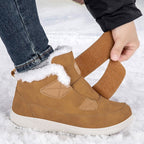 Damen Isolierte Winterstiefel mit verstellbaren Klettverschlüssen