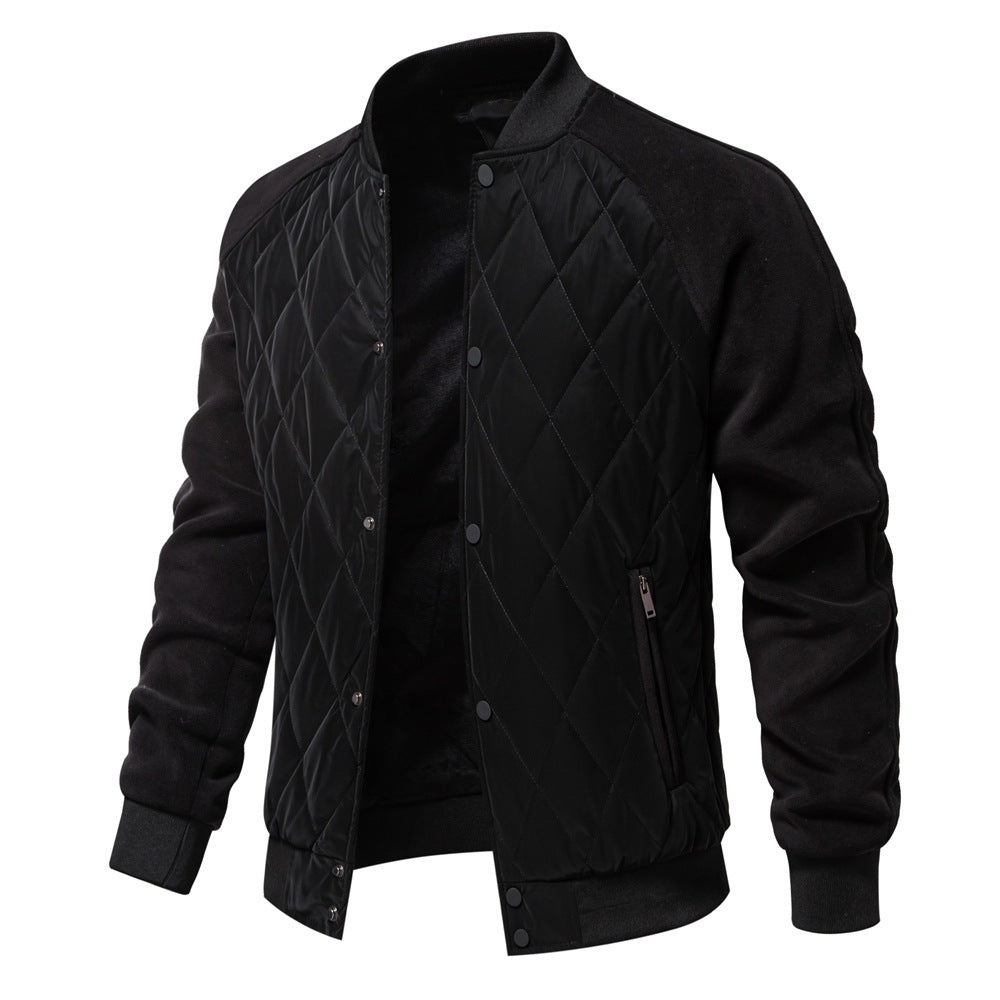 Herren Steppjacke mit modernem Design und praktischen Taschen R&B