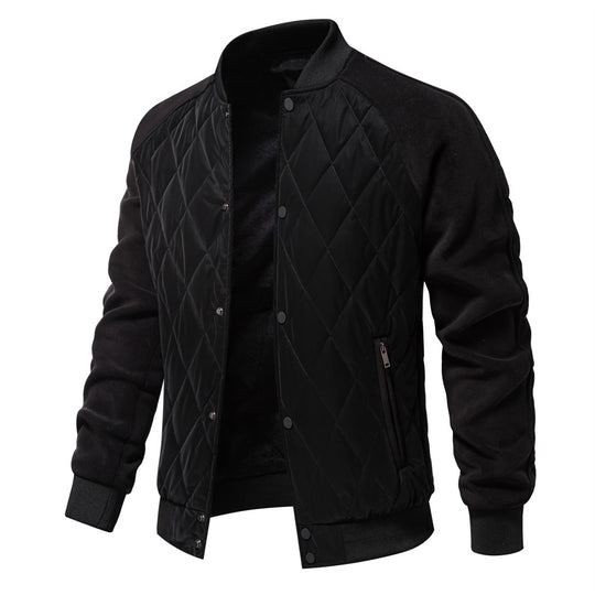 Herren Steppjacke mit modernem Design und praktischen Taschen R&B