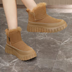Damen Winterstiefel mit luxuriösem Kunstfell und rutschfester Sohle R&B