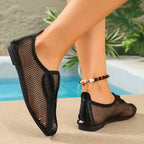 Damen Atmungsaktive Sneaker mit Netzstruktur und flexiblem Fußbett R&B