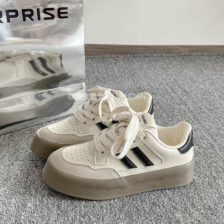 Damen Bequeme Sneakers mit verstärkter Sohle und stilvollem Design